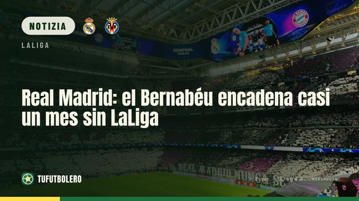 Real Madrid: quasi un mese senza partita di Liga al Bernabéu