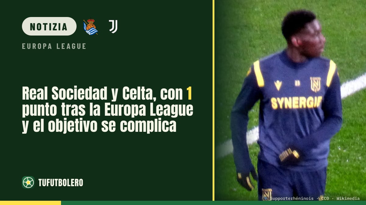 Real Sociedad e Celta con pochi punti: allarme dopo due giornate di Europa League