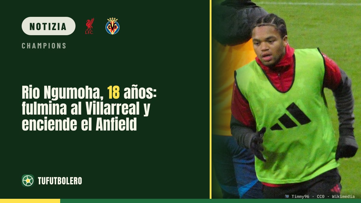 Rio Ngumoha, 18 anni: firma la rimonta del Liverpool sul Villarreal 4-3