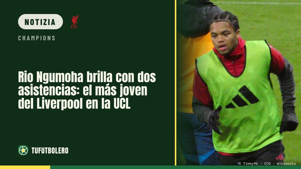 Rio Ngumoha fa impazzire il Liverpool: due assist e record in UCL da giovanissimo