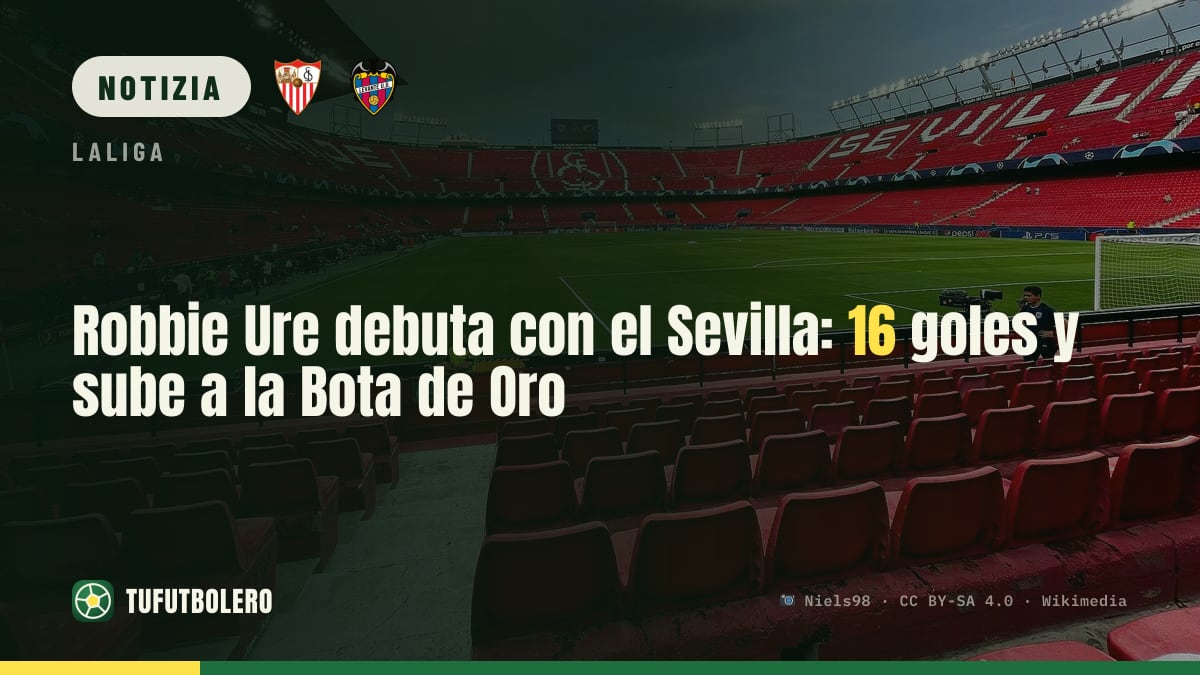 Robbie Ure debutta col Sevilla: 16 gol e corsa alla Scarpa d’Oro
