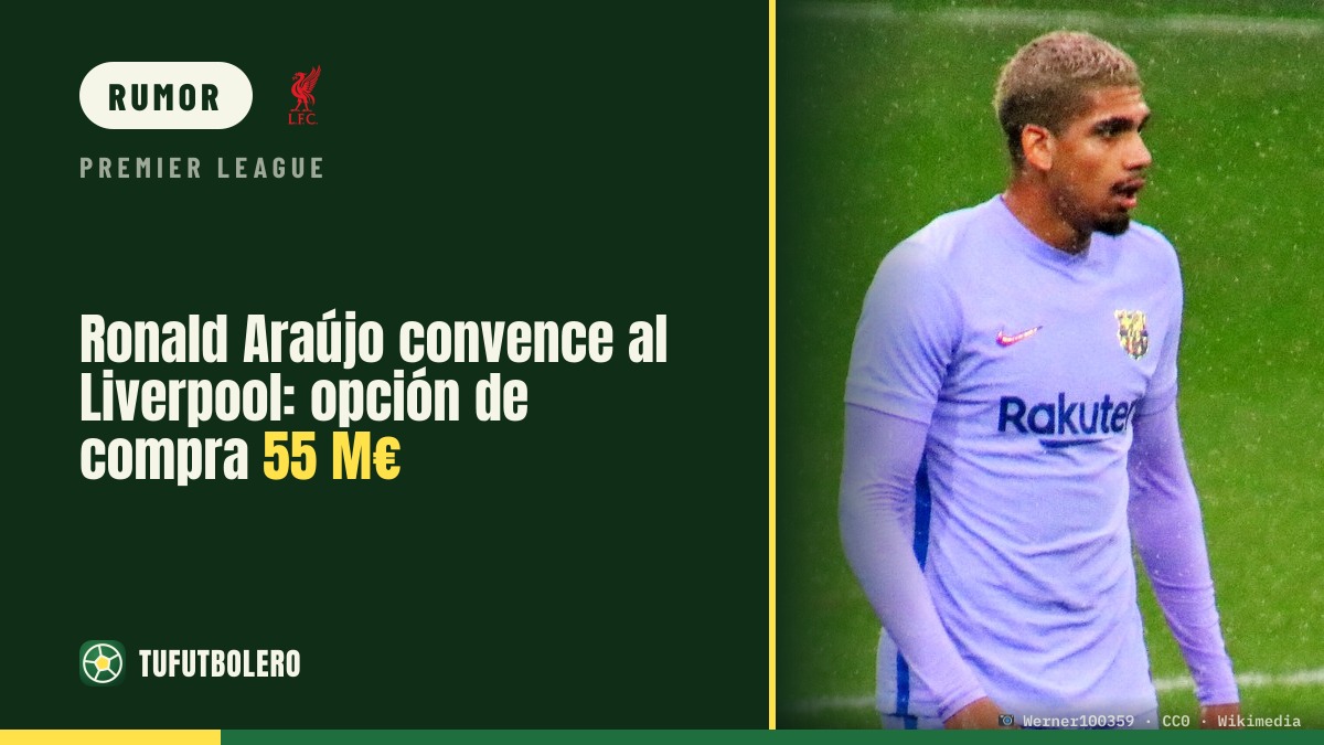 Ronald Araújo convince il Liverpool: opzione d’acquisto da 55 M€