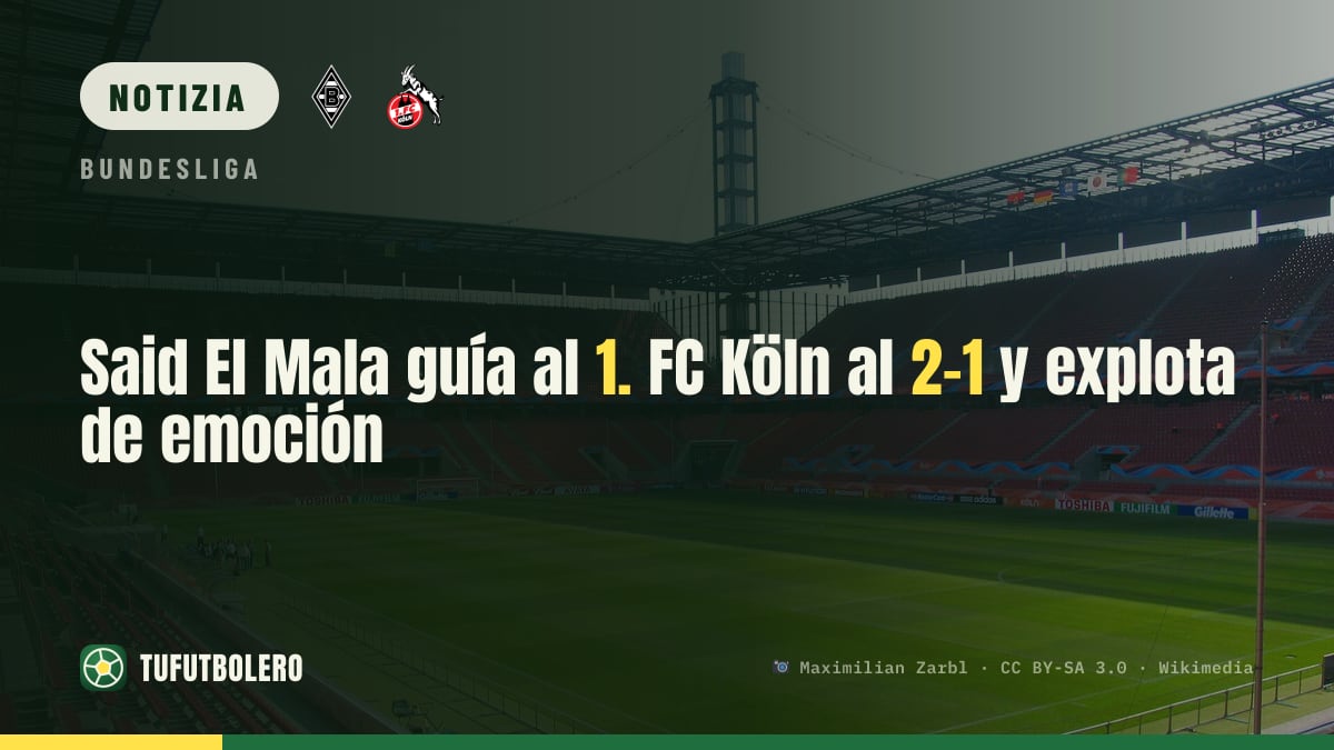 Said El Mala trascina il 1. FC Köln: derby vinto 2-1 sul Borussia