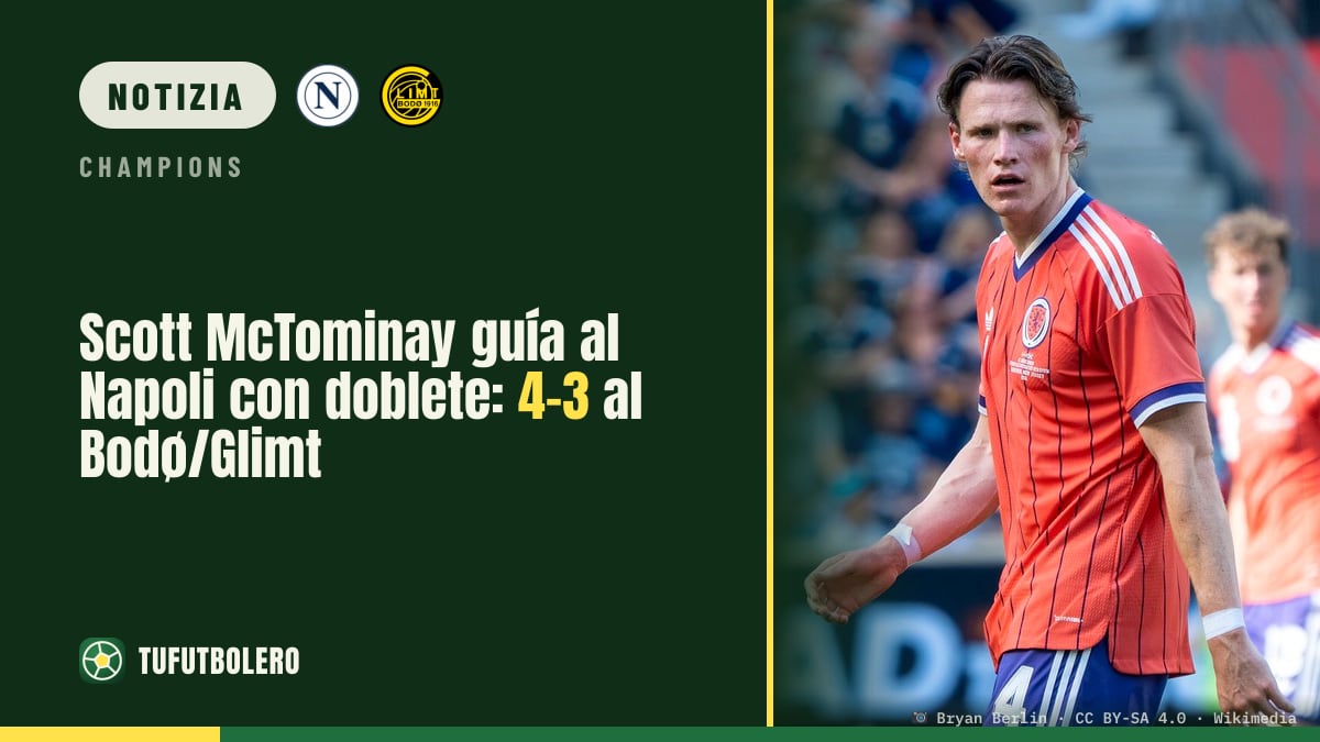 Scott McTominay in doppietta: Napoli passa 4-3 al Bodø/Glimt