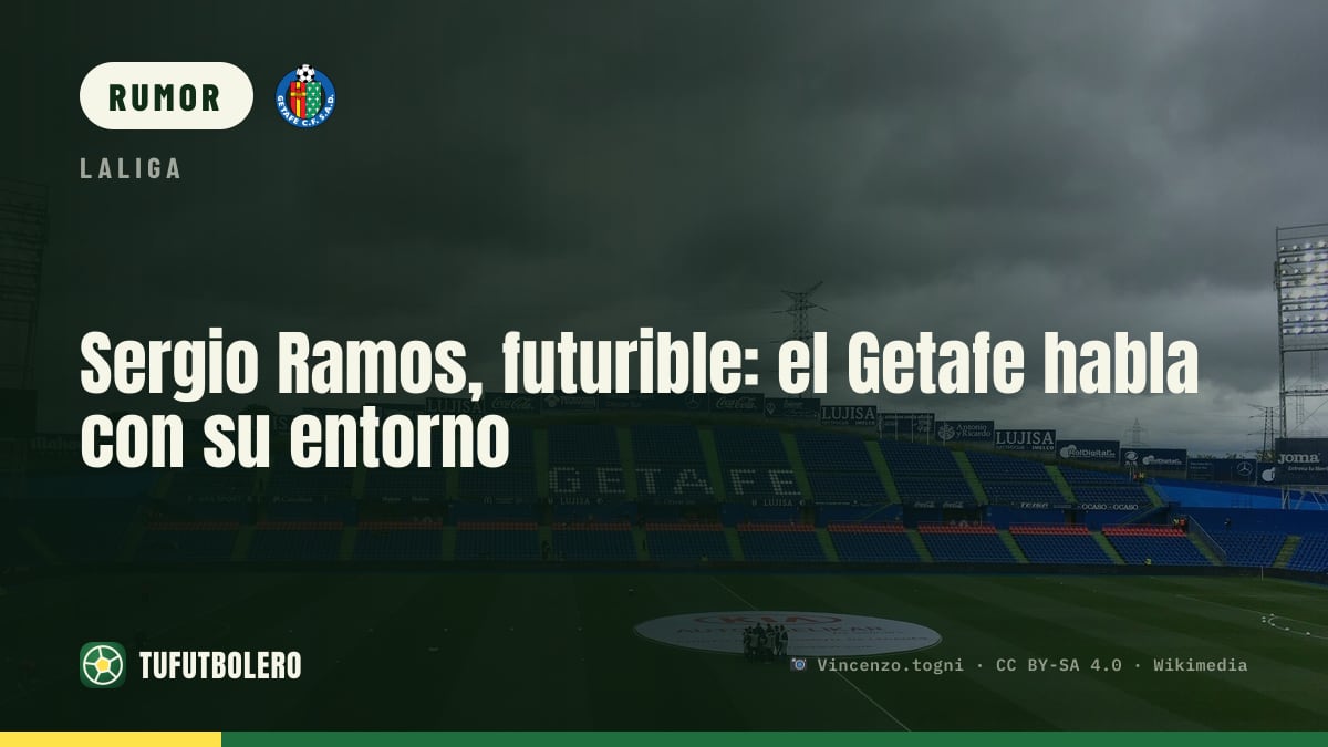 Sergio Ramos nel mirino del Getafe: contatti con il suo entourage