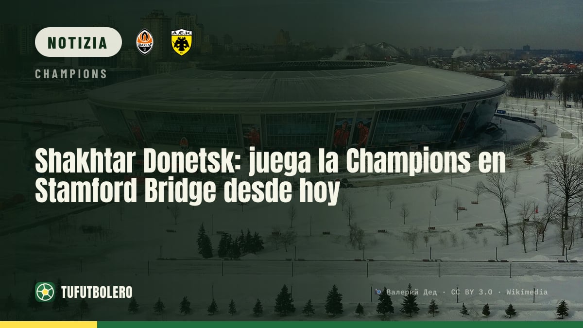 Shakhtar Donetsk cambia casa in Champions: Stamford Bridge da stasera