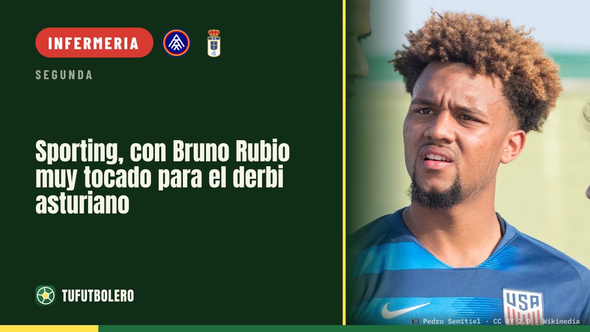 Sporting verso il derby asturiano: Bruno Rubio quasi out