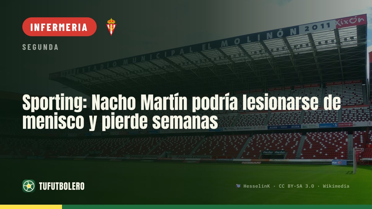 Sporting: il menisco di Nacho Martín preoccupa, altre assenze in arrivo