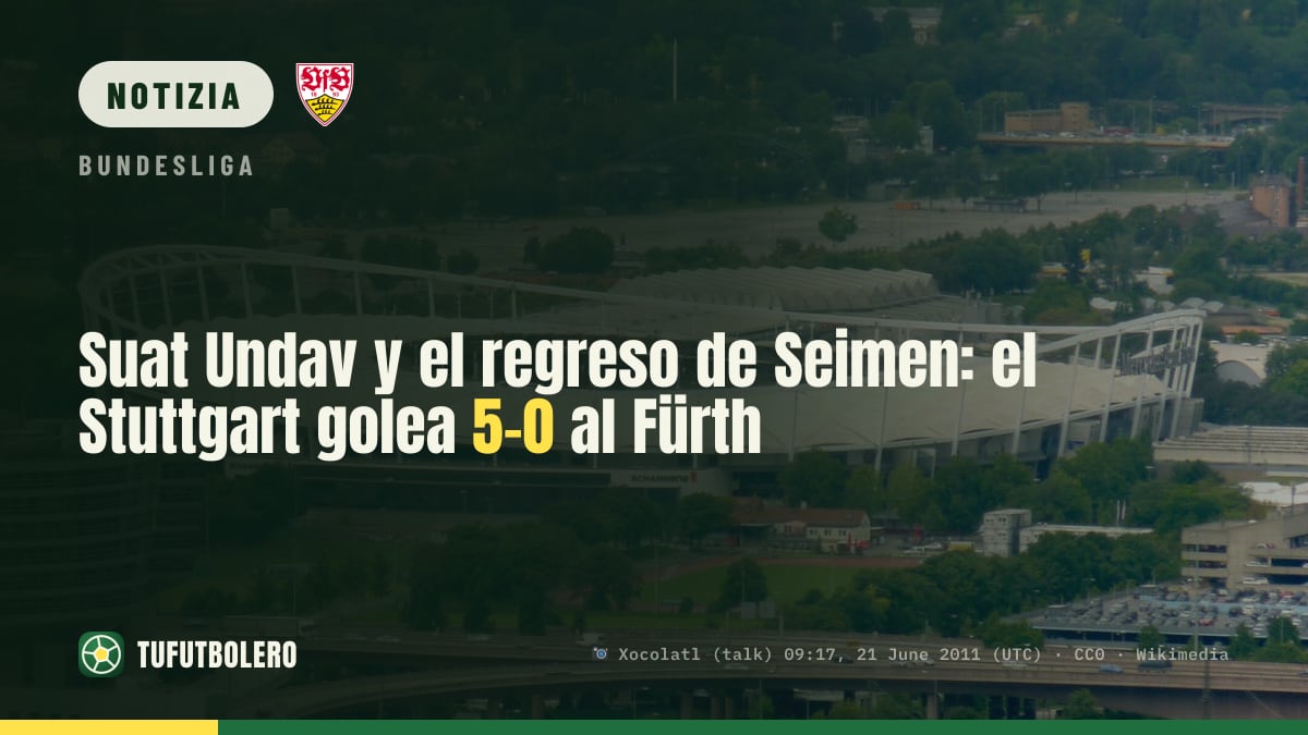 Undav decisivo e Seimen al rientro: lo Stoccarda stende il Fürth 5-0