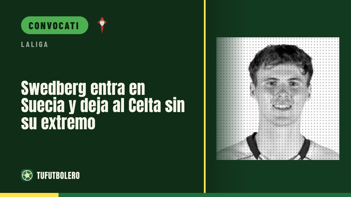 Swedberg convocato dalla Svezia: il Celta perde l’esterno