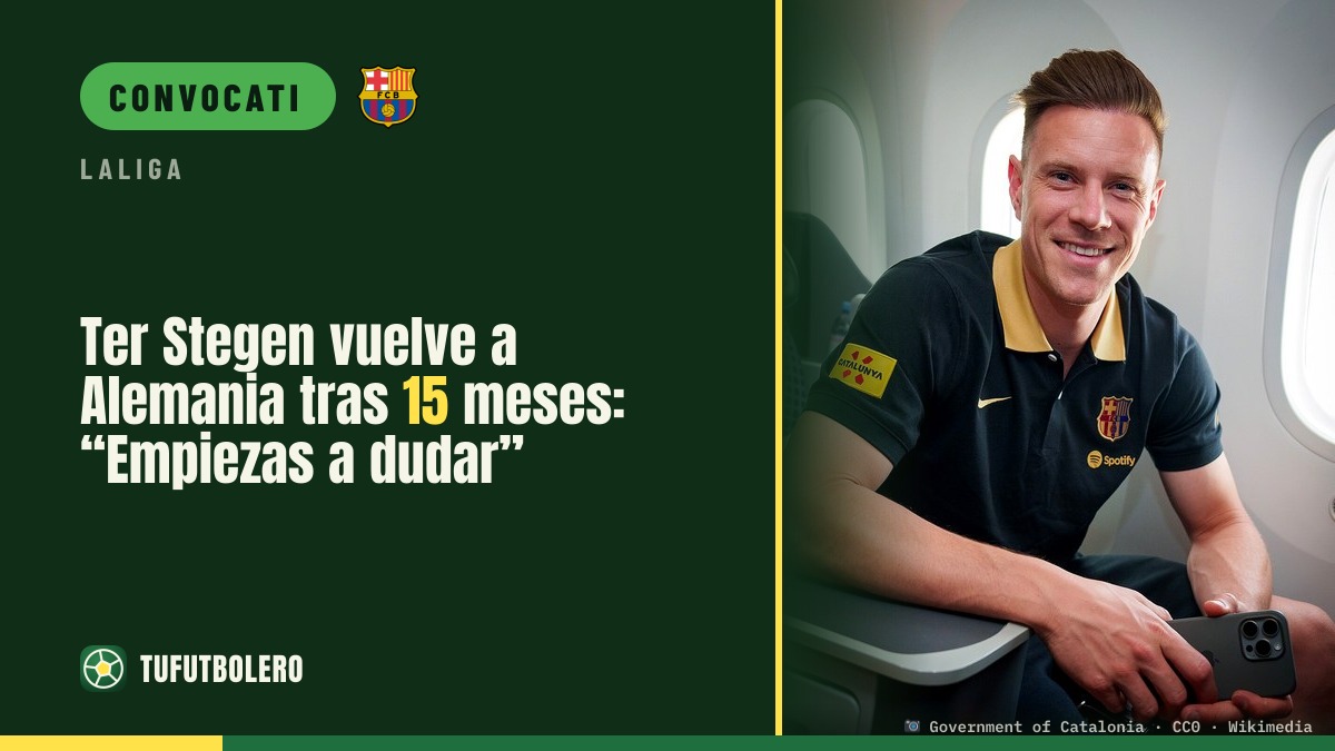 Ter Stegen torna in Germania dopo 15 mesi: “Arrivano i dubbi”