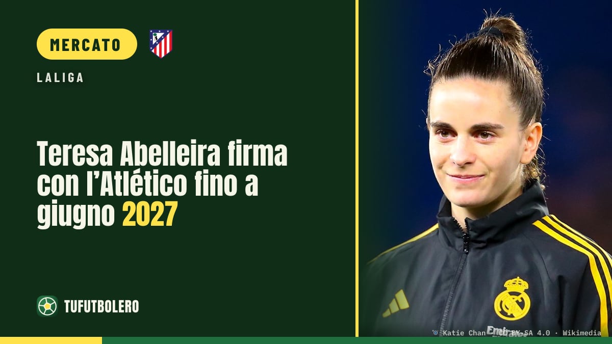 Teresa Abelleira firma con l’Atlético fino a giugno 2027