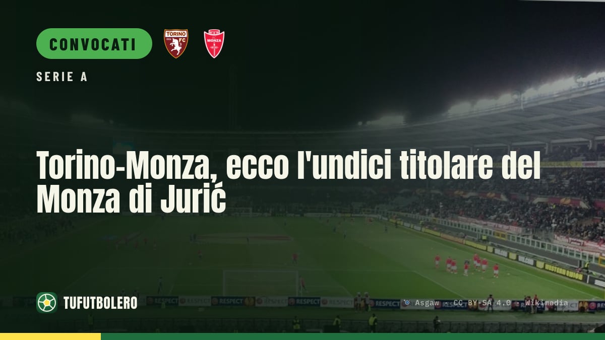 Torino-Monza, ecco l'undici titolare del Monza di Jurić