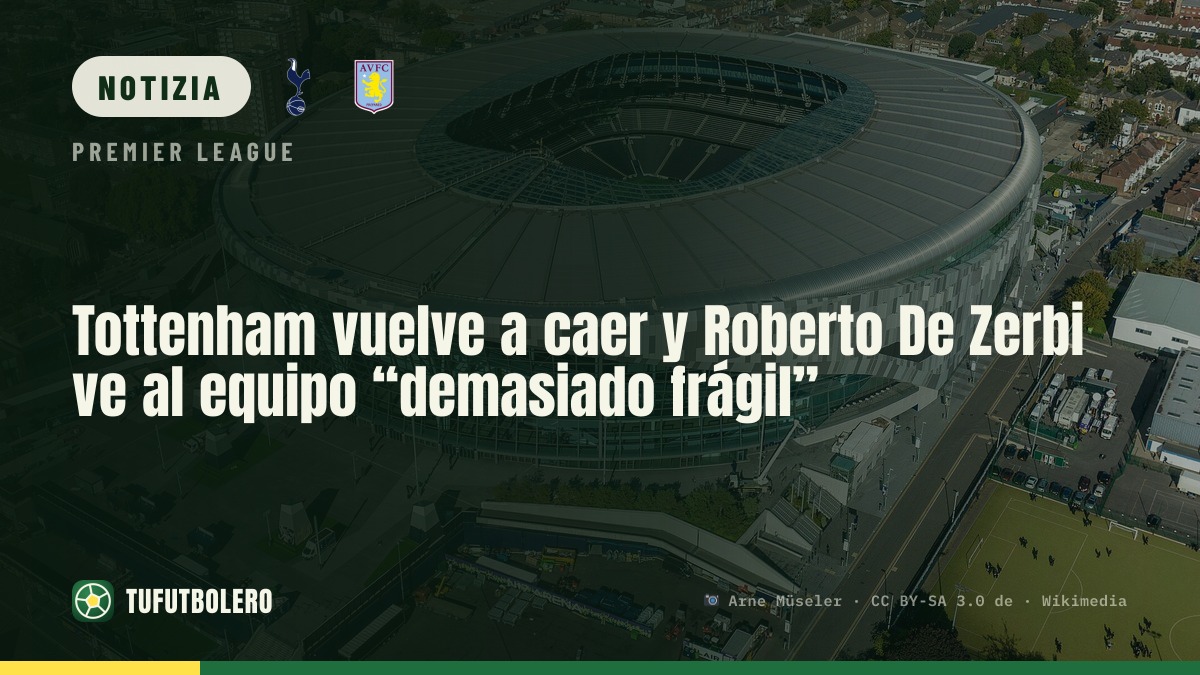 Tottenham KO in casa: De Zerbi “troppo fragili” contro l’Aston Villa
