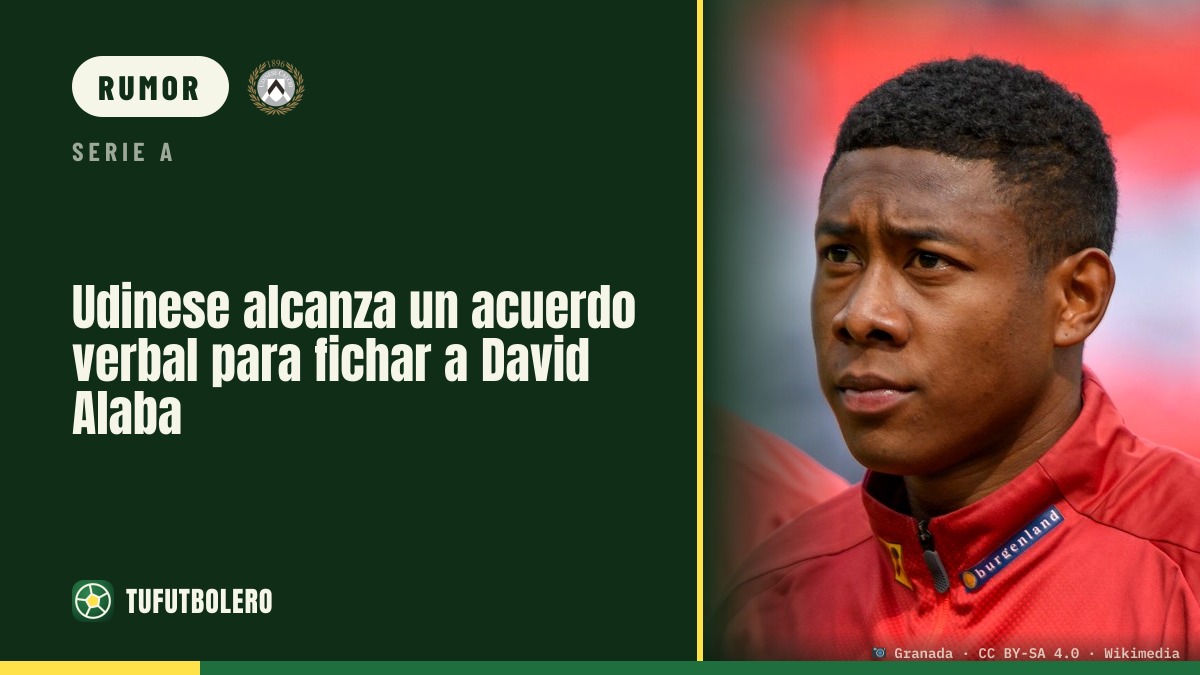 Udinese: accordo verbale per ingaggiare David Alaba