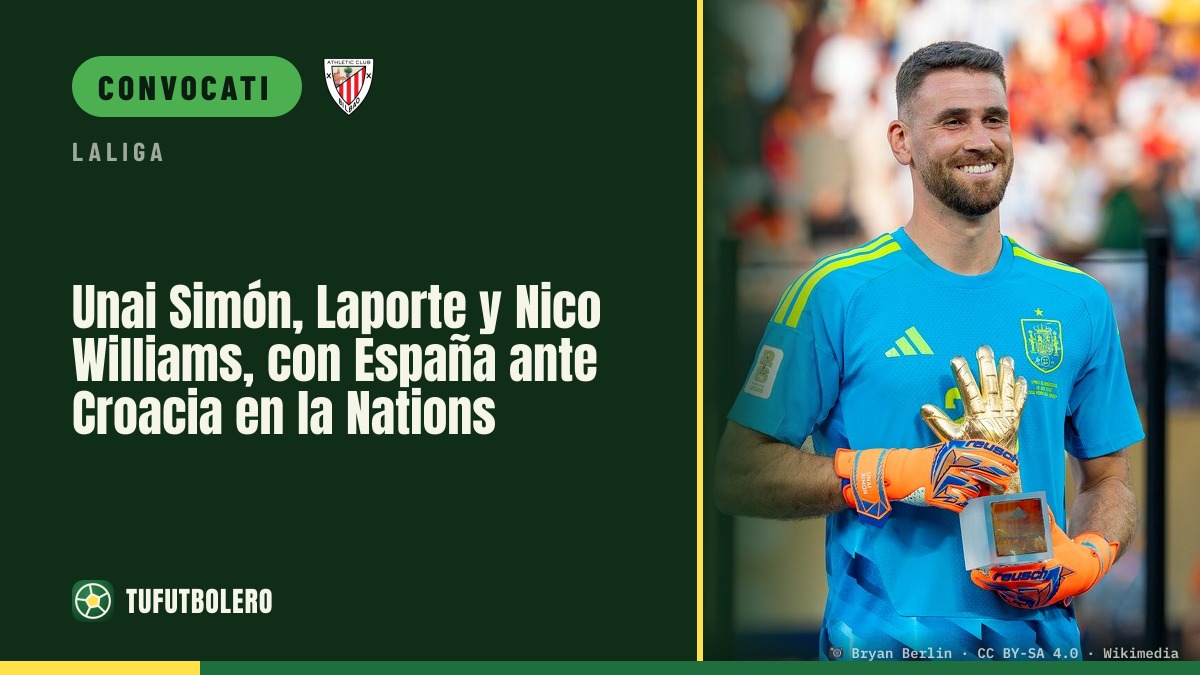 Unai Simón, Laporte e Nico Williams con la Spagna: Croazia al Sánchez-Pizjuán
