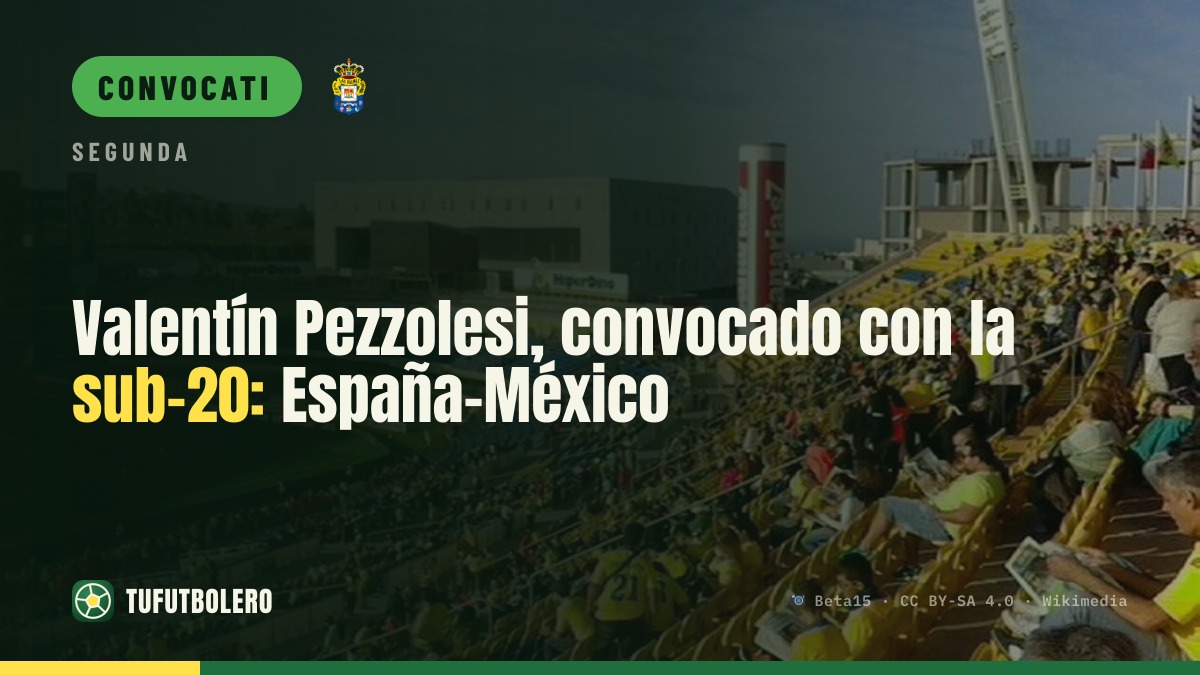 Valentín Pezzolesi in nazionale U-20: Spagna-Messico