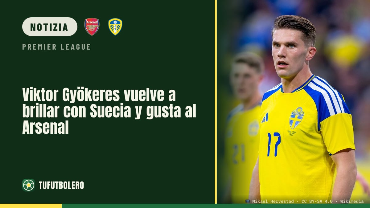 Viktor Gyökeres torna decisivo con la Svezia: l’Arsenal se ne frega le mani