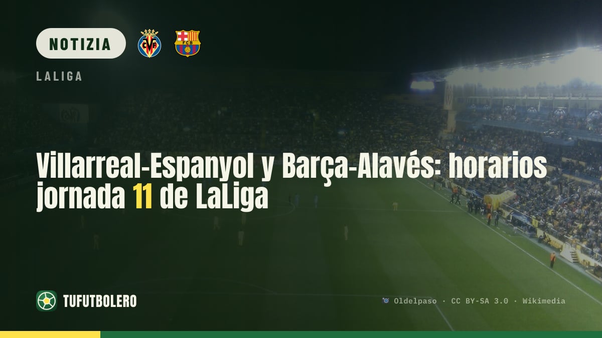 Villarreal-Espanyol e Barça-Alavés: orari della 11ª giornata di Liga