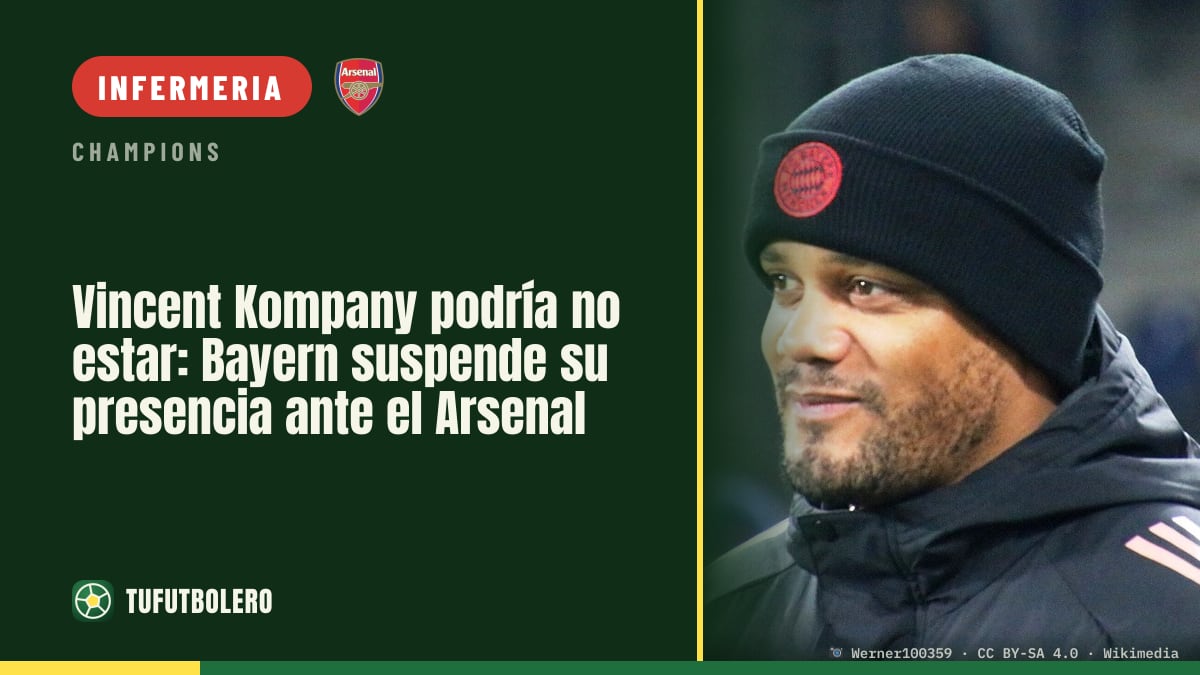 Vincent Kompany a rischio per Bayern-Arsenal: virus che colpisce le gambe