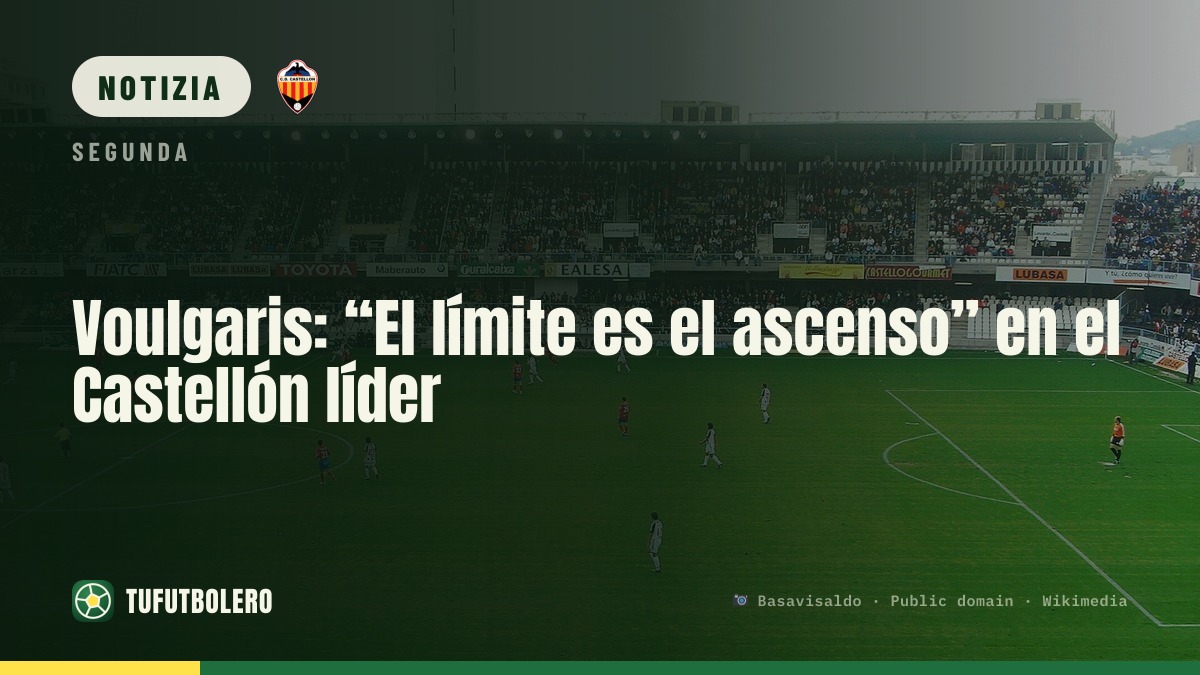 Voulgaris: “Il limite è la promozione” con il Castellón primo