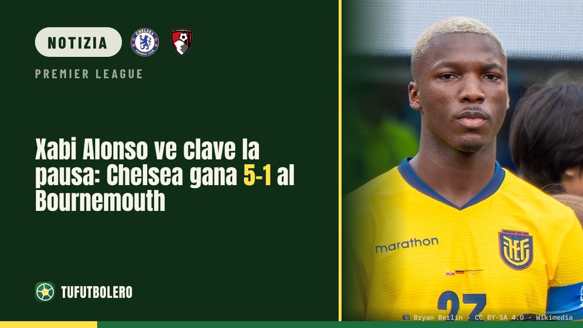 Xabi Alonso: la pausa lunga ha aiutato il Chelsea nel 5-1 al Bournemouth