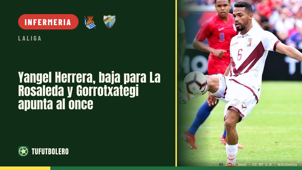 Yangel Herrera out per La Rosaleda: Gorrotxategi punta a partire titolare