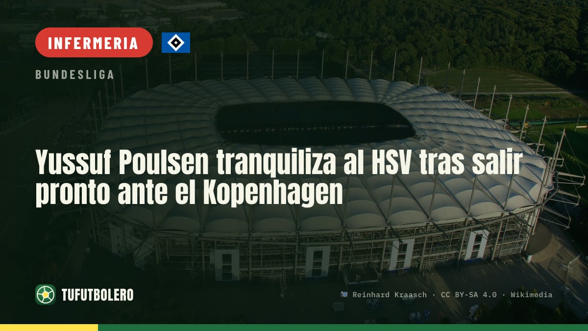 Yussuf Poulsen rassicura l’Hamburger SV dopo l’uscita precoce col Copenaghen