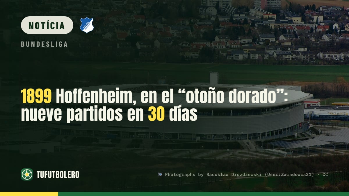 1899 Hoffenheim mira o “outono dourado” com nove jogos em 30 dias