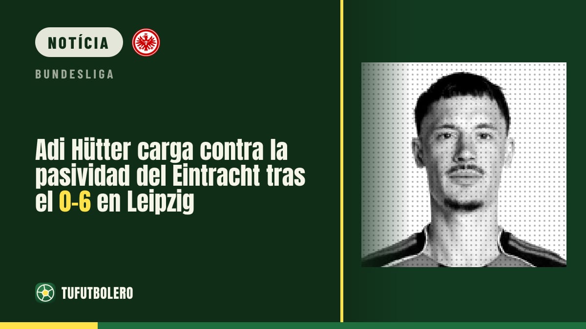 Adi Hütter critica a falta de atitude do Eintracht após 0-6 em Leipzig