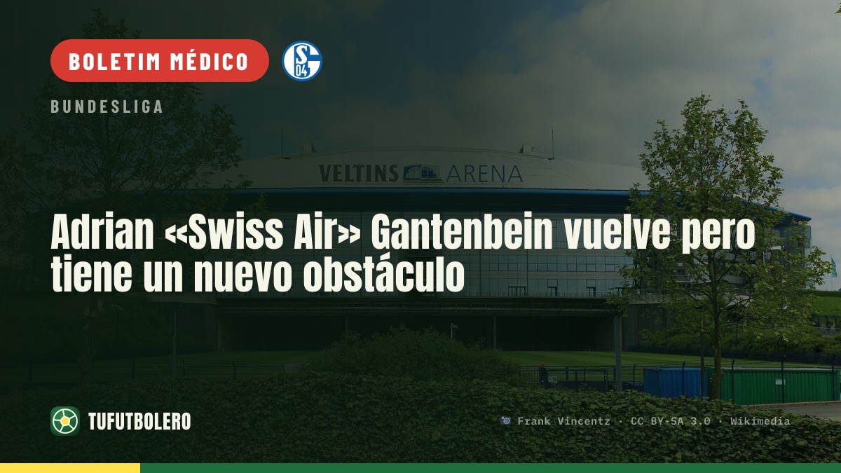 Adrian “Swiss Air” Gantenbein volta ao Schalke, mas ainda tem mais um obstáculo