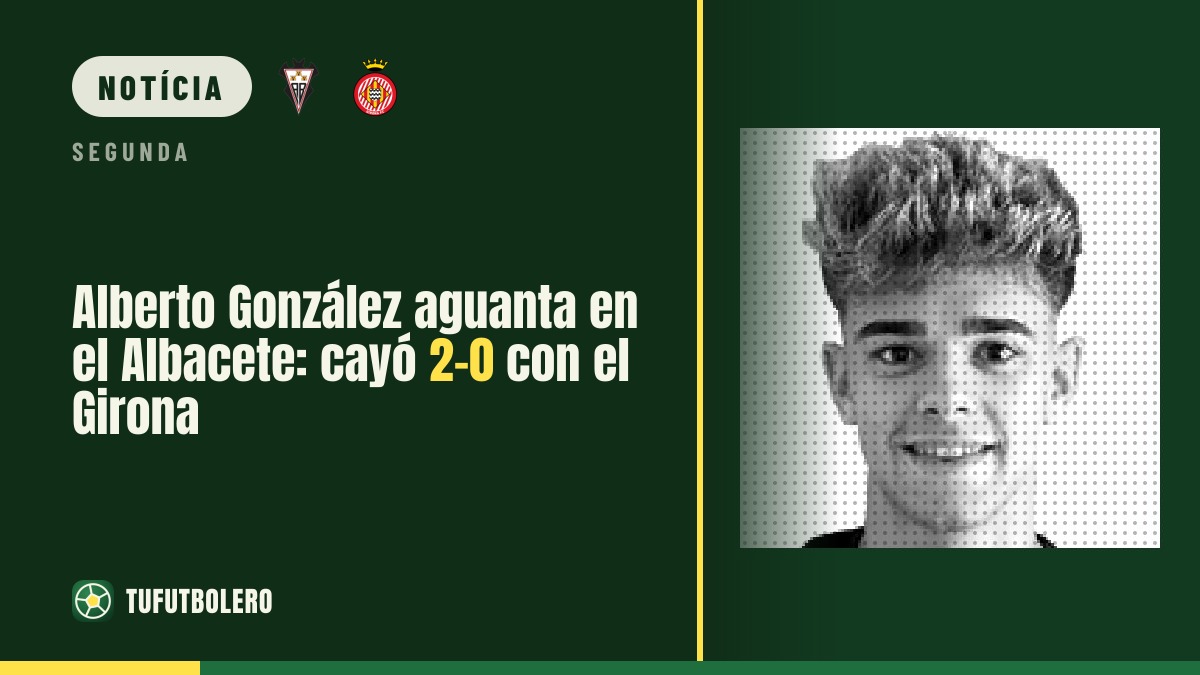 Alberto González segue no Albacete após 2-0 ao Girona