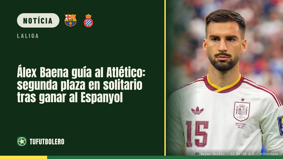 Álex Baena lidera o Atlético: 2º lugar sozinho após bater o Espanyol