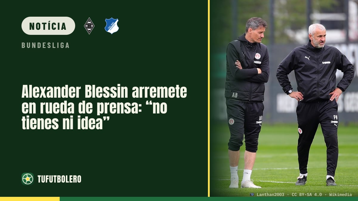 Alexander Blessin rebate na coletiva: “você não faz ideia”
