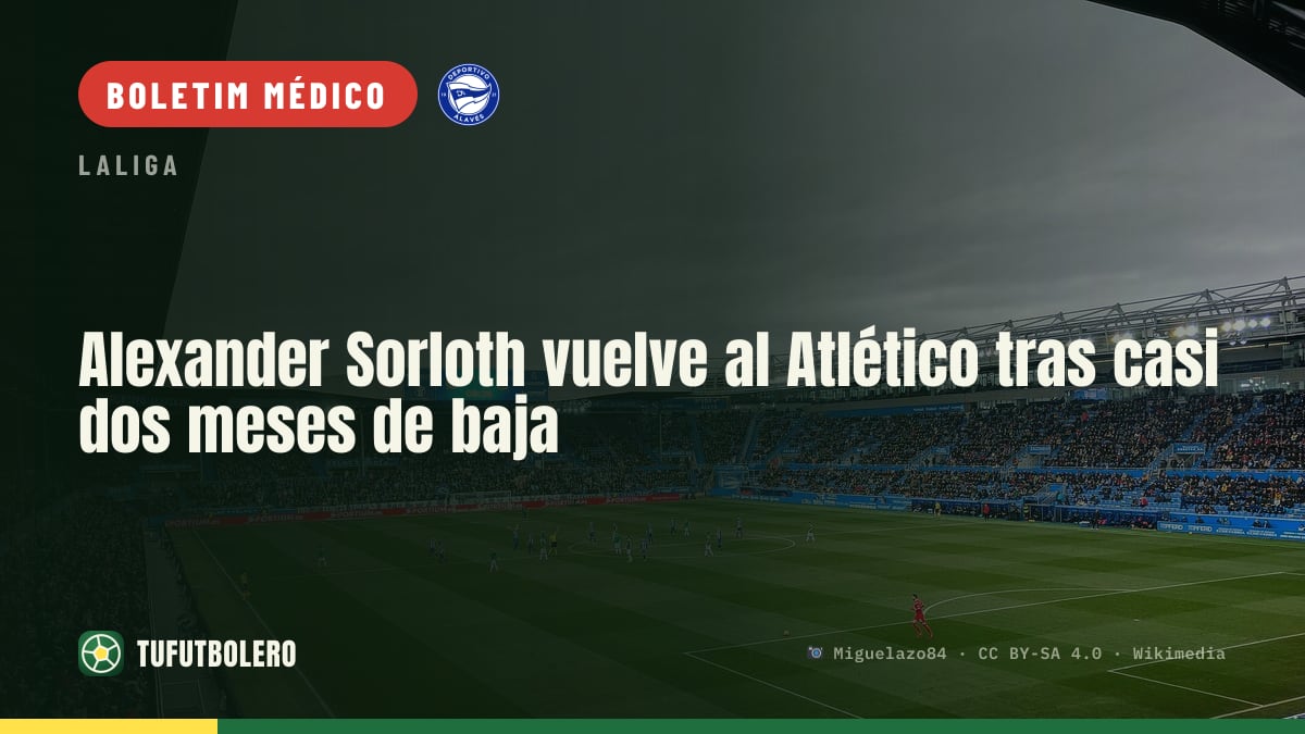 Alexander Sorloth volta ao Atlético após quase dois meses fora