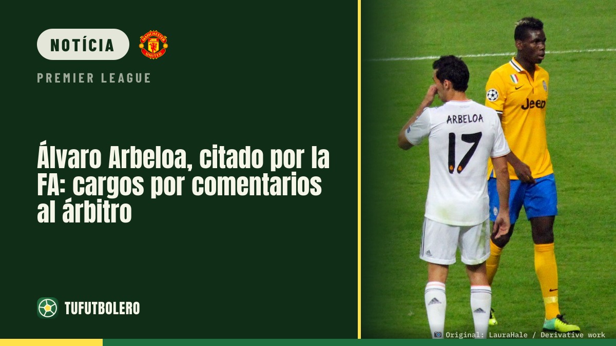 Álvaro Arbeloa é acusado pela FA por comentários ao árbitro