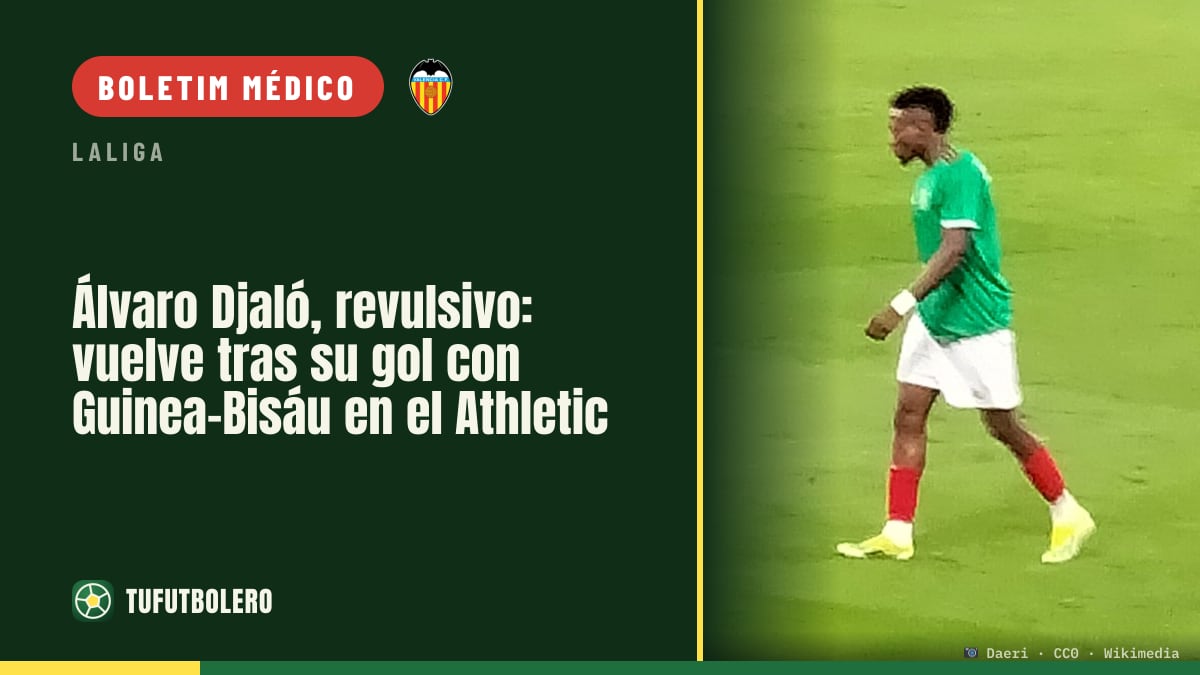 Álvaro Djaló ganha espaço: volta após marcar por Guiné-Bissau no Athletic