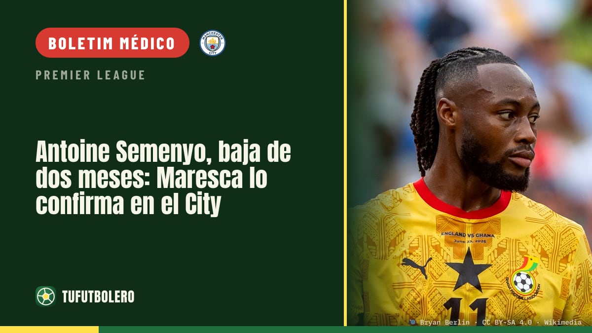 Antoine Semenyo fora por dois meses: Maresca confirma no City