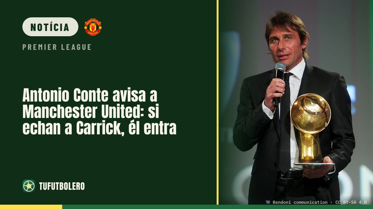 Antonio Conte avisa o Manchester United: se despedirem Carrick, ele assume
