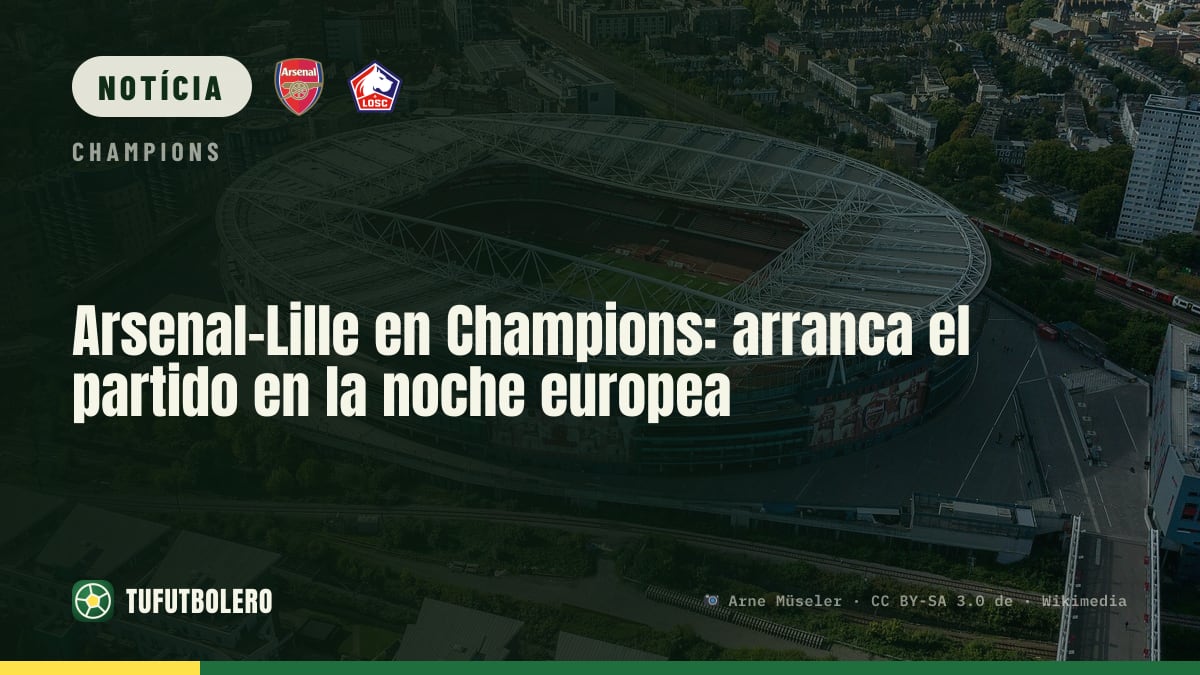 Arsenal x Lille na Champions: noite de jogo ao vivo