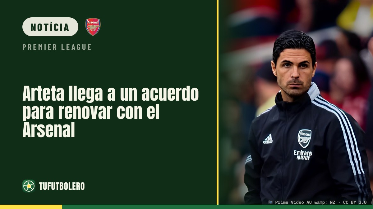Arteta acerta renovação melhorada com o Arsenal