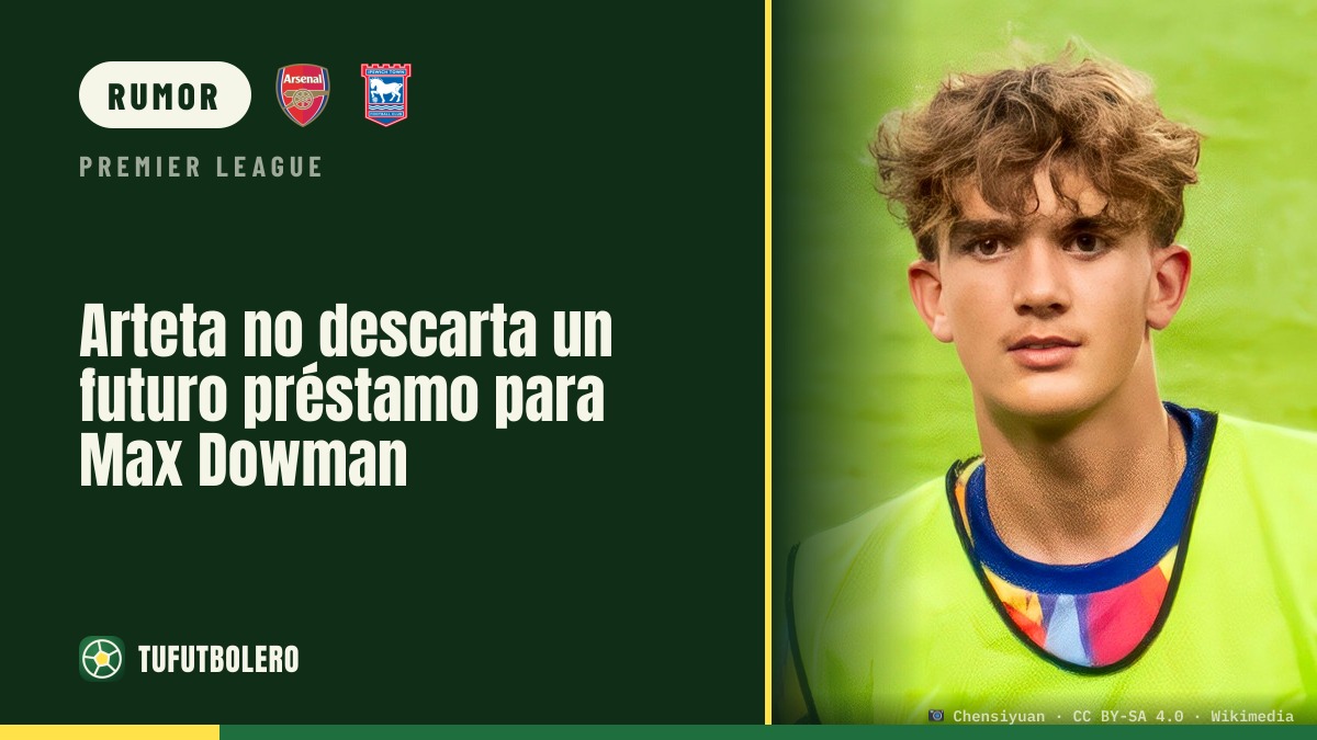 Arteta não descarta um futuro empréstimo para Max Dowman
