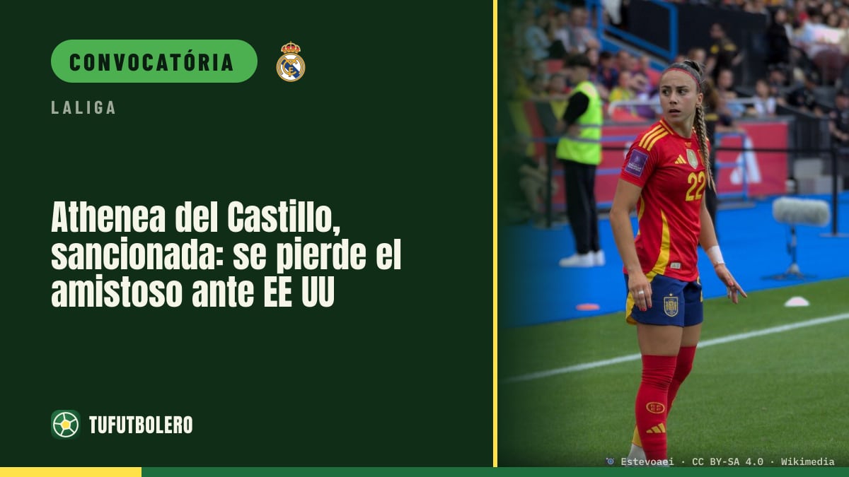 Athenea del Castillo punida: perde amistoso contra os EUA