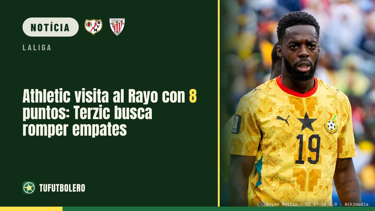 Athletic visita o Rayo em Vallecas com oito pontos