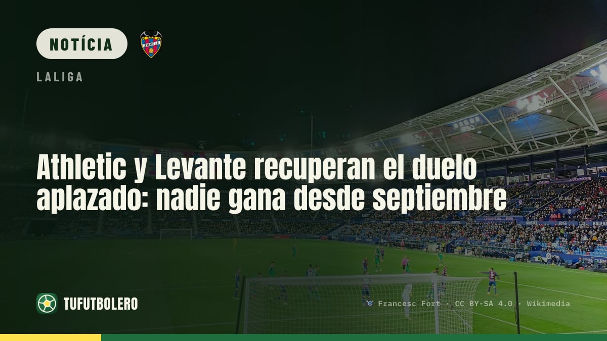 Levante e Athletic retomam duelo adiado desde setembro