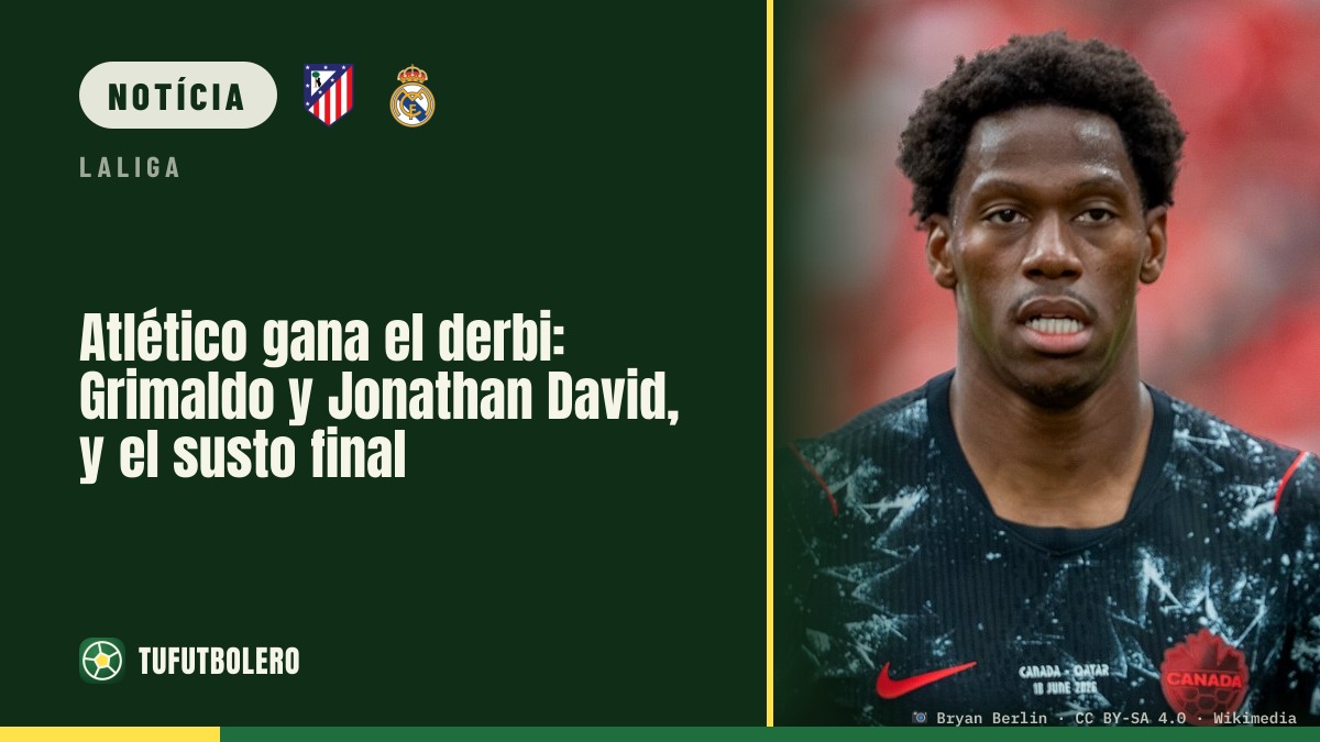 Atlético vence o dérbi: Grimaldo e Jonathan David, susto no fim