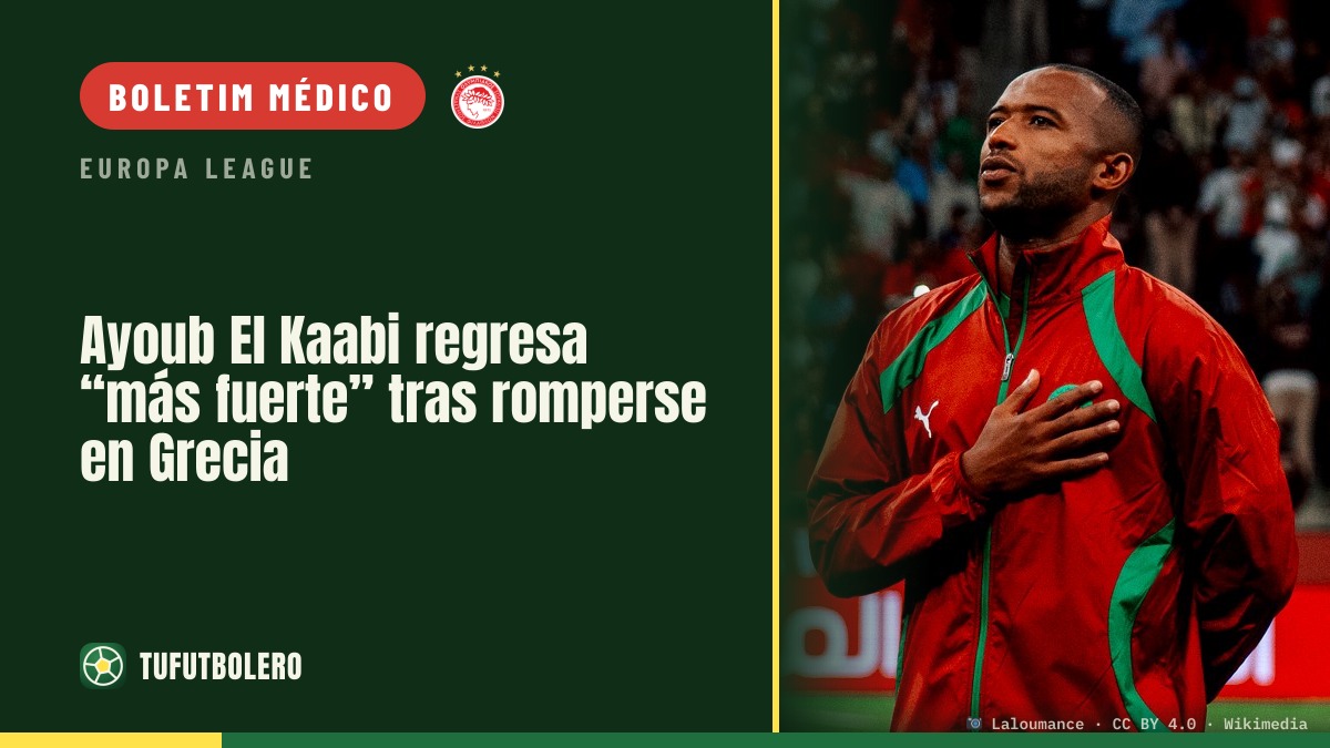 Ayoub El Kaabi promete voltar mais forte após lesão na Grécia