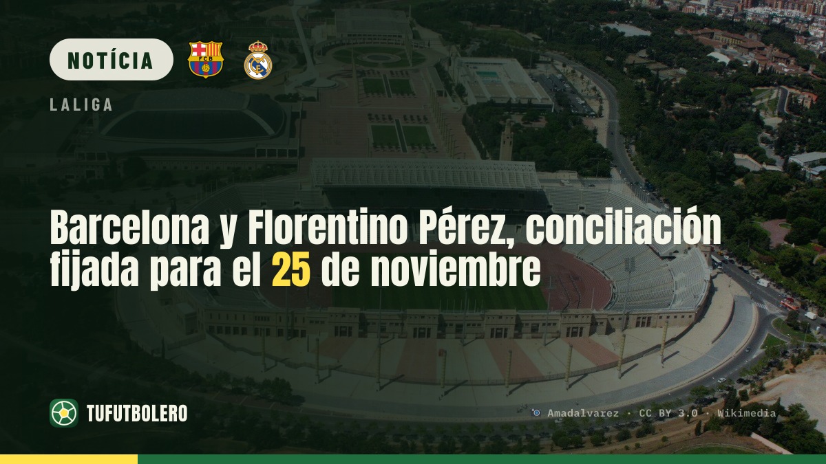 Barcelona e Florentino Pérez: conciliação marcada para 25 de novembro