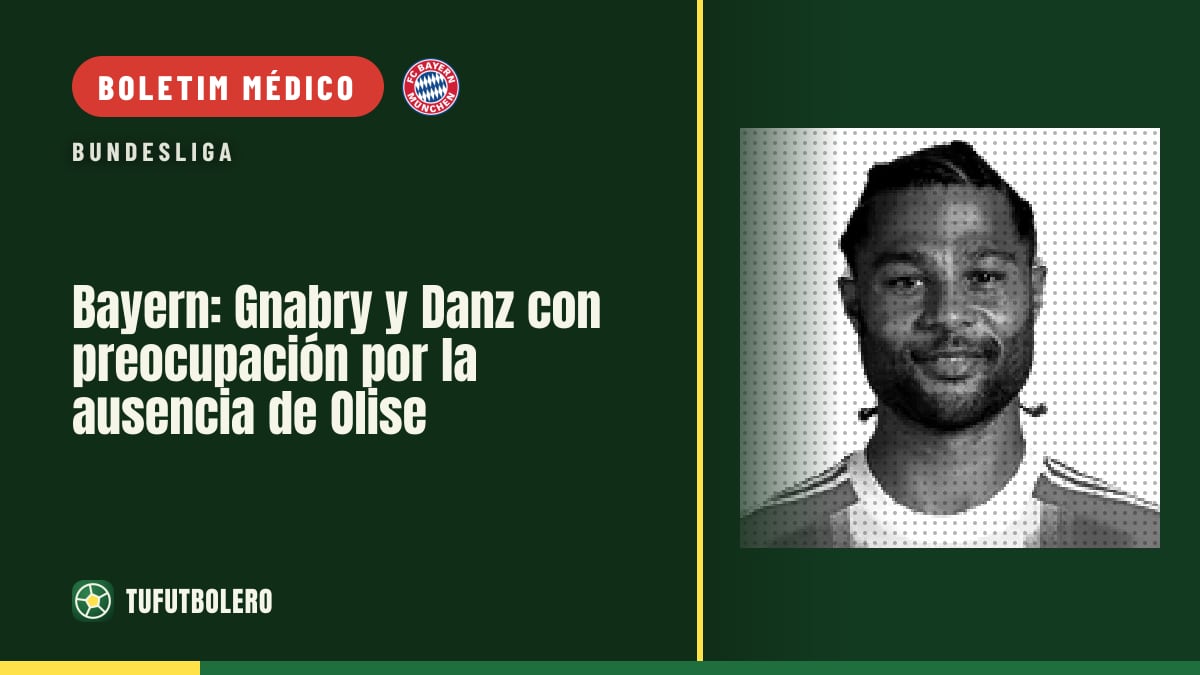 Bayern: Gnabry e Danz preocupados com a ausência de Olise