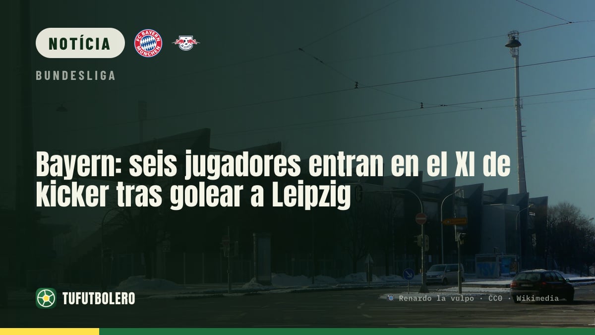 Bayern: seis jogadores entram no XI do kicker após goleada ao Leipzig